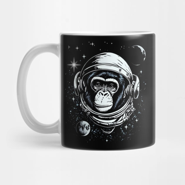 Space Ape, Chimps in space, galaxy explorer by Teessential